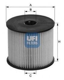 Фильтр топлива UFI 2600300