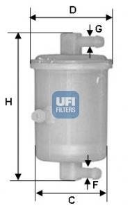 Фильтр топлива UFI 3101701