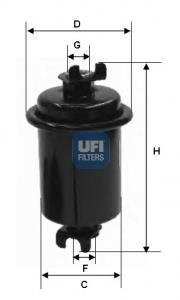 Фильтр топлива UFI 3164300