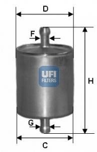 Фильтр топлива UFI 3176000