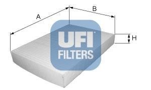 Фильтр воздуха (салона) UFI 5301300