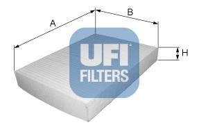 Фильтр воздуха (салона) UFI 5301900