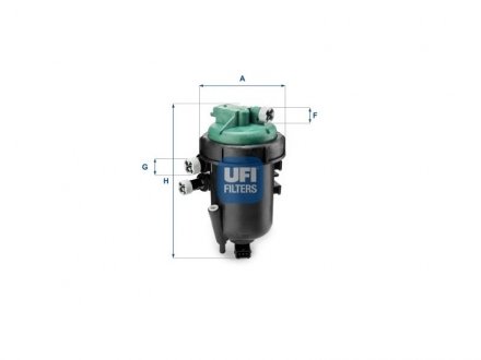 Фильтр топлива UFI 5517800