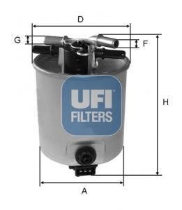 Фильтр топлива UFI 5539300