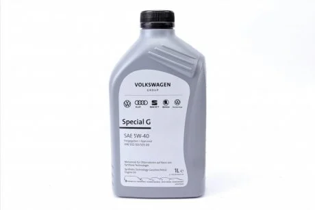 Олива моторна Special G SAE 5W40 (1 Liter) VAG Gs55502m2