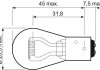 Лампа накалу, сигналу гальмування/ задний габ. огонь, Лампа накаливания, фонарь сигнала торможения, Лампа накаливания, задняя противотуманная фара, Лампа накаливания, задний гарабитный огонь, Лампа накалу, сигналу гальмування/ задний габ. VALE Valeo 032205 (фото 2)