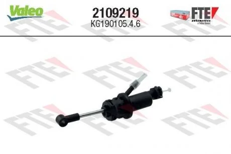 Головний циліндр зчеплення (19,05мм), транспортний засіб із кермом на ліва сторона MERCEDES A (W176), B SPORTS TOURER (W246, W242), CLA (C117), CLA SHOOTING BRAKE (X117) 1.5D-2.2D 11.11-12.19 Valeo 2109219