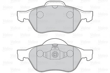 Колодки гальмівні RENAULT P. LAGUNA/MEGANE/SCENIC 1,5-2,0 DCI 03- Valeo 301026 (фото 1)