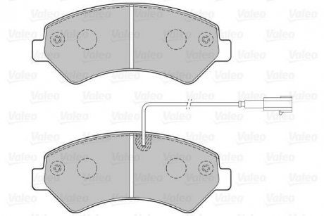 Тормозные колодки.) Valeo 301276