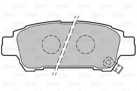 Тормозные колодки.) Valeo 301542