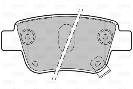 Тормозные колодки.) Valeo 301812 (фото 1)