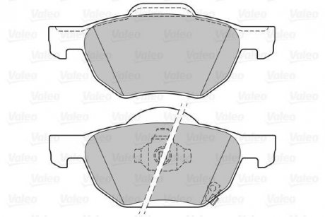 Тормозные колодки.) Valeo 301824