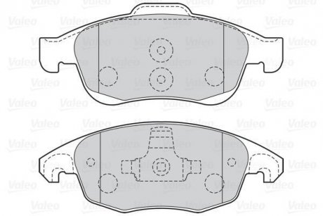 Тормозные колодки PEUGEOT P. 5008/PARTNER 1,6 08- Valeo 301997