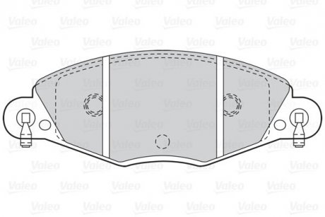 Тормозные колодки дисковые FIRST C5 II 04- Valeo 302020