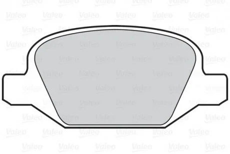 Гальмівні колодки дискові FIRST PUNTO F500 07/07> tyі Valeo 302024