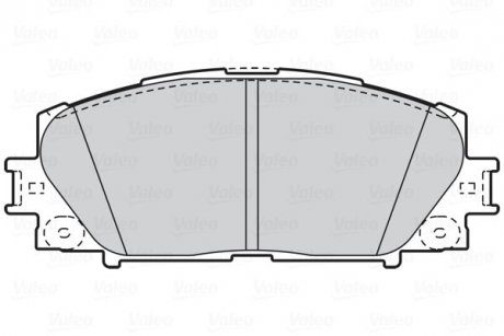 Тормозные колодки дисковые FIRST PRIUS 01.08> FR Valeo 302076