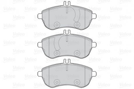 Тормозные колодки дисковые FIRST MB C250 09-14, MB E220CDI 09- Valeo 302088 (фото 1)