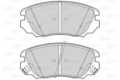 Гальмівні колодки дискові FIRST CHEV MALIBU 12-, INSIGNIA A 08- Valeo 302118 (фото 1)