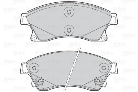 Тормозные колодки дисковые FIRST CHEV AVEO, CRUZE, ASTRA J Valeo 302130