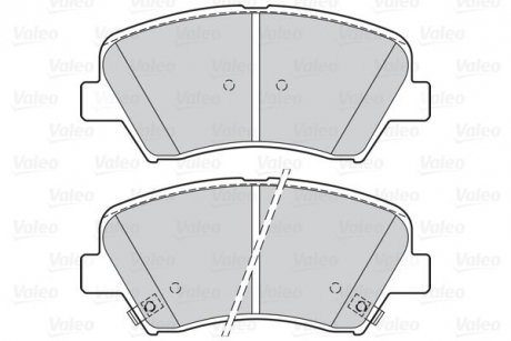 Тормозные колодки дисковые FIRST i30 11-16 Valeo 302139