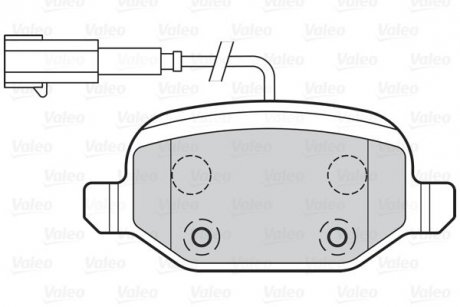 Тормозные колодки дисковые FIRST AR MITO RR Valeo 302140