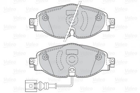 Тормозные колодки дисковые FIRST A3 08.12> FR Valeo 302145 (фото 1)