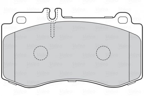 Тормозные колодки дисковые FIRST MER CLASS CLS 07.12> Valeo 302226