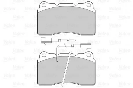 Тормозные колодки дисковые FIRST AR/LA Valeo 302318