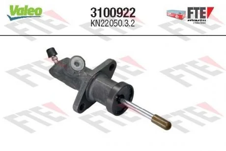 Робочий циліндр зчеплення (22,2мм) BMW 1 (E81), 1 (E87), 3 (E36), 3 (E90), 3 (E91), 3 (E92), 3 (E93), 5 (E34), 5 (E39), 5 (E60), 5 (E61), 6 (E63), 6 (E64), 7 (E32), 7 (E38) 1.6-4.9 03.88-12.13 Valeo 3100922