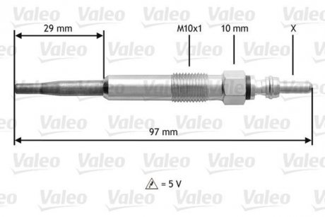 Glow-Plug Valeo 345125