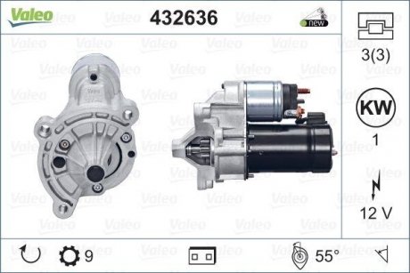 Стартер Valeo 432636