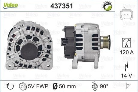 Генератор Valeo 437351
