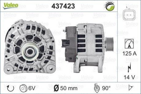 Генератор Valeo 437423