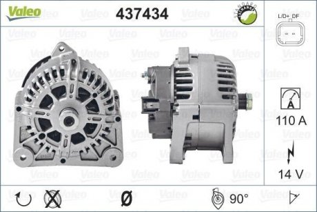 Генератор Valeo 437434