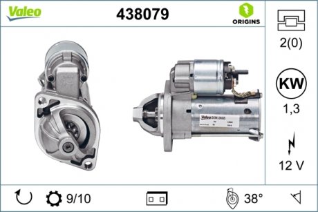 Стартер Valeo 438079 (фото 1)