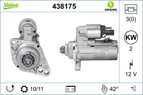 Стартер Valeo 438175