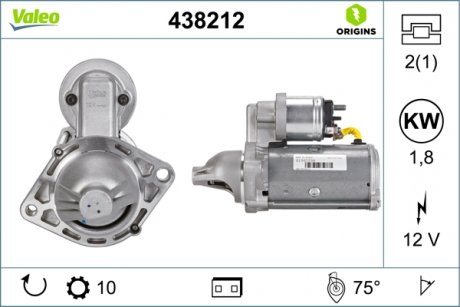 Стартер Valeo 438212