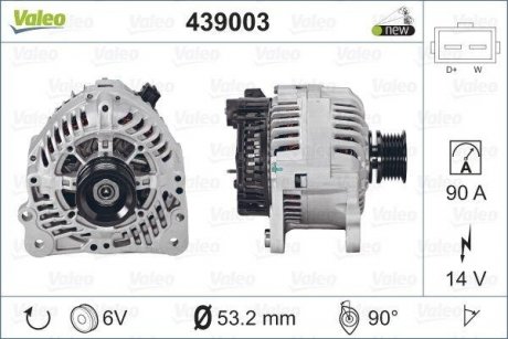 Генератор Valeo 439003 (фото 1)