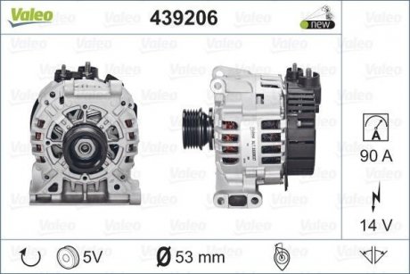 Генератор Valeo 439206