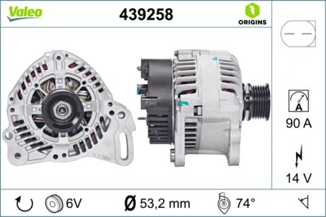 Генератор Valeo 439258