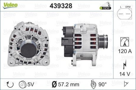 Генератор Valeo 439328 (фото 1)