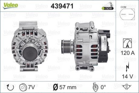 Генератор Valeo 439471 (фото 1)