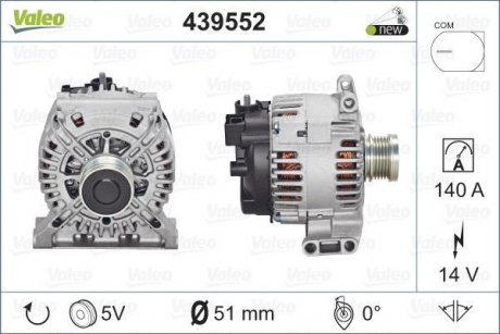 Генератор Valeo 439552