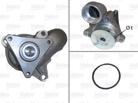 Насос водяной KIA CEED/CERATO/RIO 1,5-1,6 CRDI 05- Valeo 506976