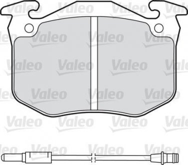 Гальмівні колодки, дискове гальмо (набір) Valeo 540307