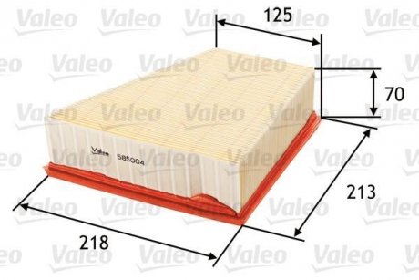 Фільтр повітряний Valeo 585004