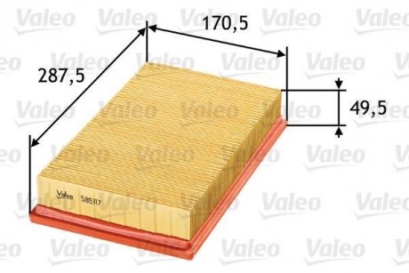 Фильтр воздушный Valeo 585117