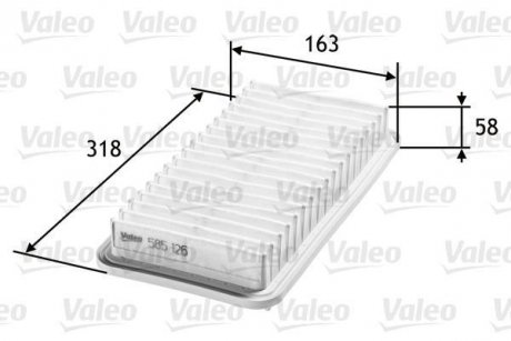 Фильтр воздушный Valeo 585126