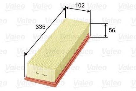 Фільтр повітряний Valeo 585130