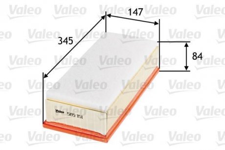 Фильтр воздушный Valeo 585151 (фото 1)